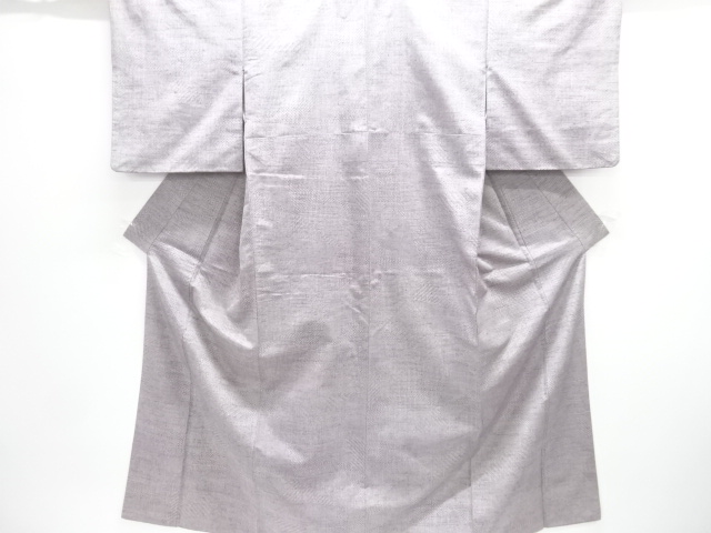 アンティーク　裂取り手織り紬着物